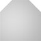 Ekena Millwork Octagonal Top Surface Mount PVC Gable Vent w/ 2"W x 1-1/2"P Brickmould Frame, 24"W x 24"H GVPOT24X2402SN - alternate 3